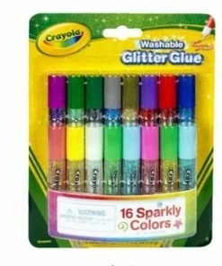 CRAYOLA 16CT PIP SQUEAKS GLITTER GLUE