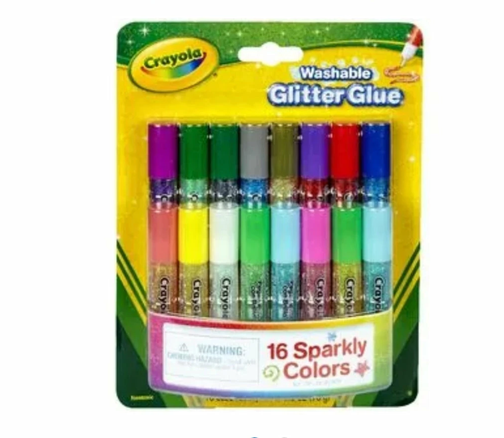 CRAYOLA 16CT PIP SQUEAKS GLITTER GLUE 2 CRAYOLA 16CT PIP SQUEAKS GLITTER GLUE