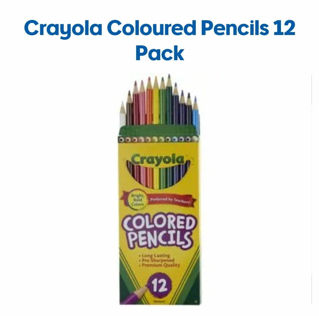 CRAYOLA PENCILS COLORED 12 PKT 4 CRAYOLA PENCILS COLORED 12 PKT - Image 2