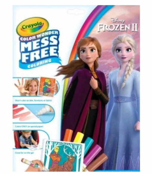 CRAYOLA COLOR WONDER FOLDALOPE FROZEN 3 CRAYOLA COLOR WONDER FOLDALOPE FROZEN