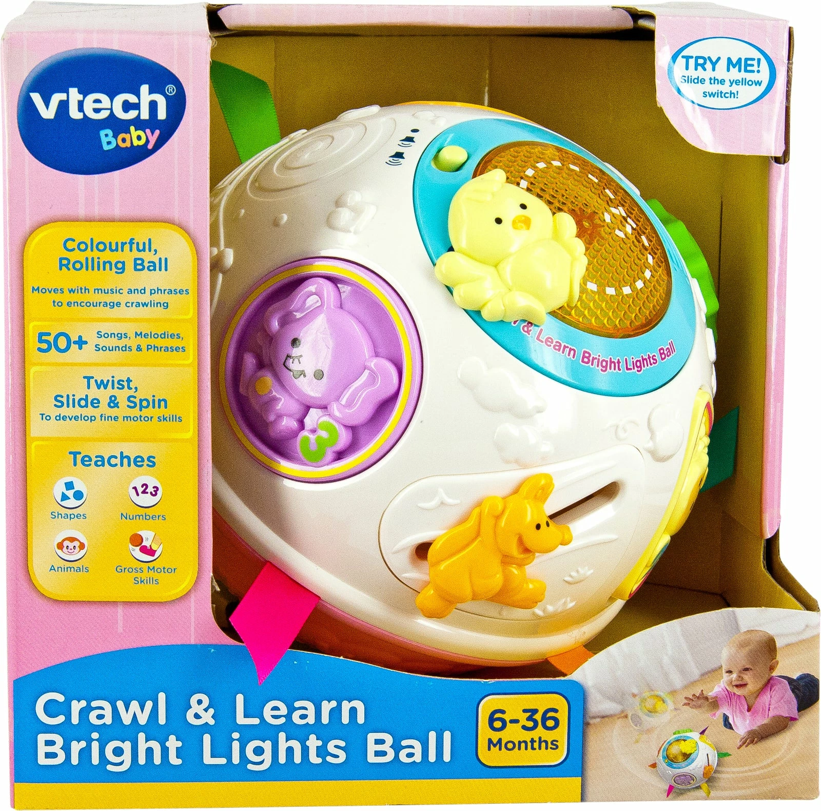 VTECH CRAWL & LEARN BRIGHT LIGHT BALL PK 3 VTECH CRAWL & LEARN BRIGHT LIGHT BALL PK