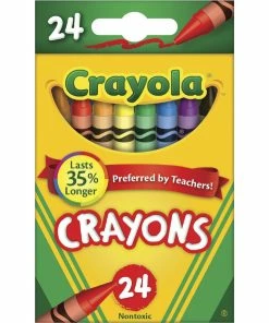 CRAYOLA CRAYONS 24 TUCK BOX