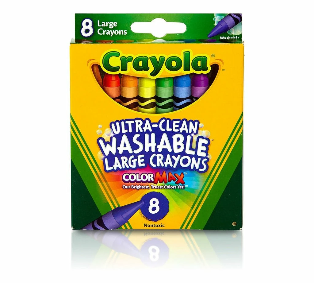 CRAYOLA CRAYONS KIDS FIRST WASHABLE 3 CRAYOLA CRAYONS KIDS FIRST WASHABLE