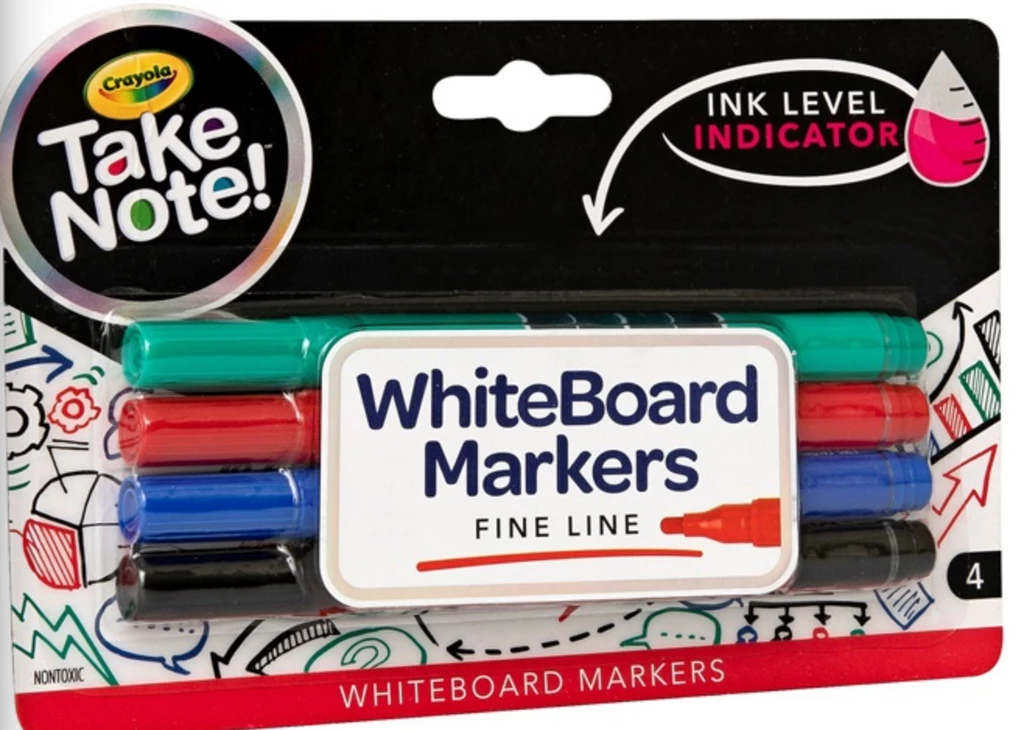 CRAYOLA TAKE NOTE WHITE BOARD FL MARKERS 3 CRAYOLA TAKE NOTE WHITE BOARD FL MARKERS