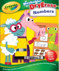 CRAYOLA WORKBOOK ONE TWO AT THE ZOO