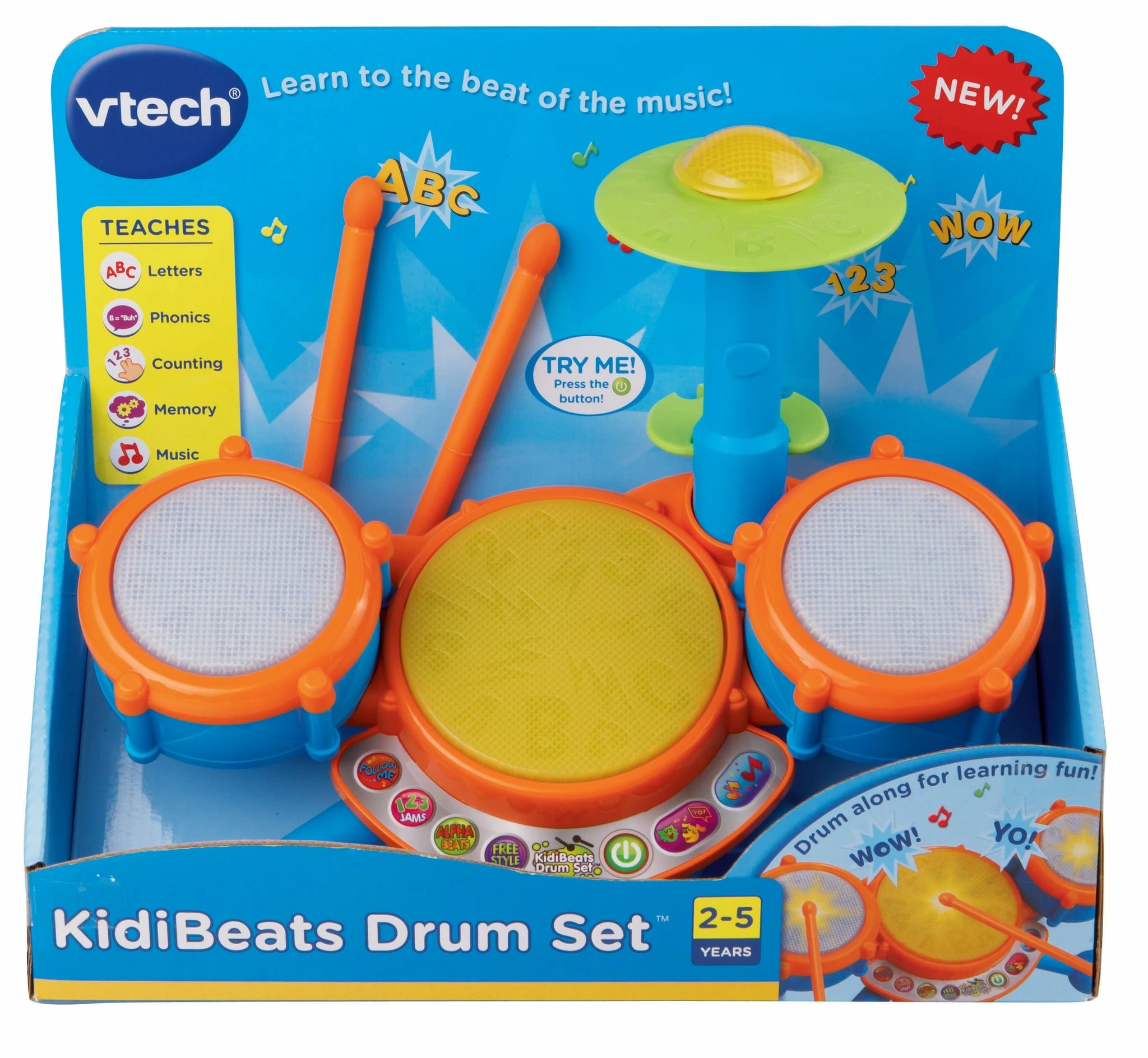 VTECH KIDIBEATS DRUM SET 3 VTECH KIDIBEATS DRUM SET