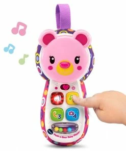 VTECH PEEK & PLAY PHONE PINK