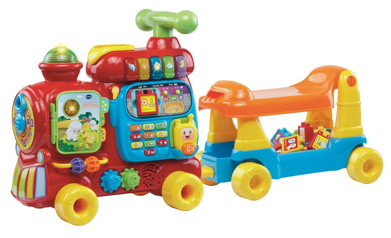 VTECH PUSH & RIDE ALPHABET TRAIN 4 VTECH PUSH & RIDE ALPHABET TRAIN - Image 2