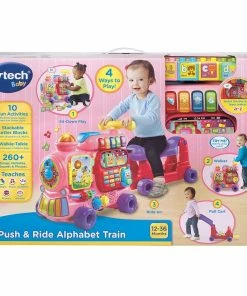 VTECH PUSH & RIDE ALPHABET TRAIN PINK