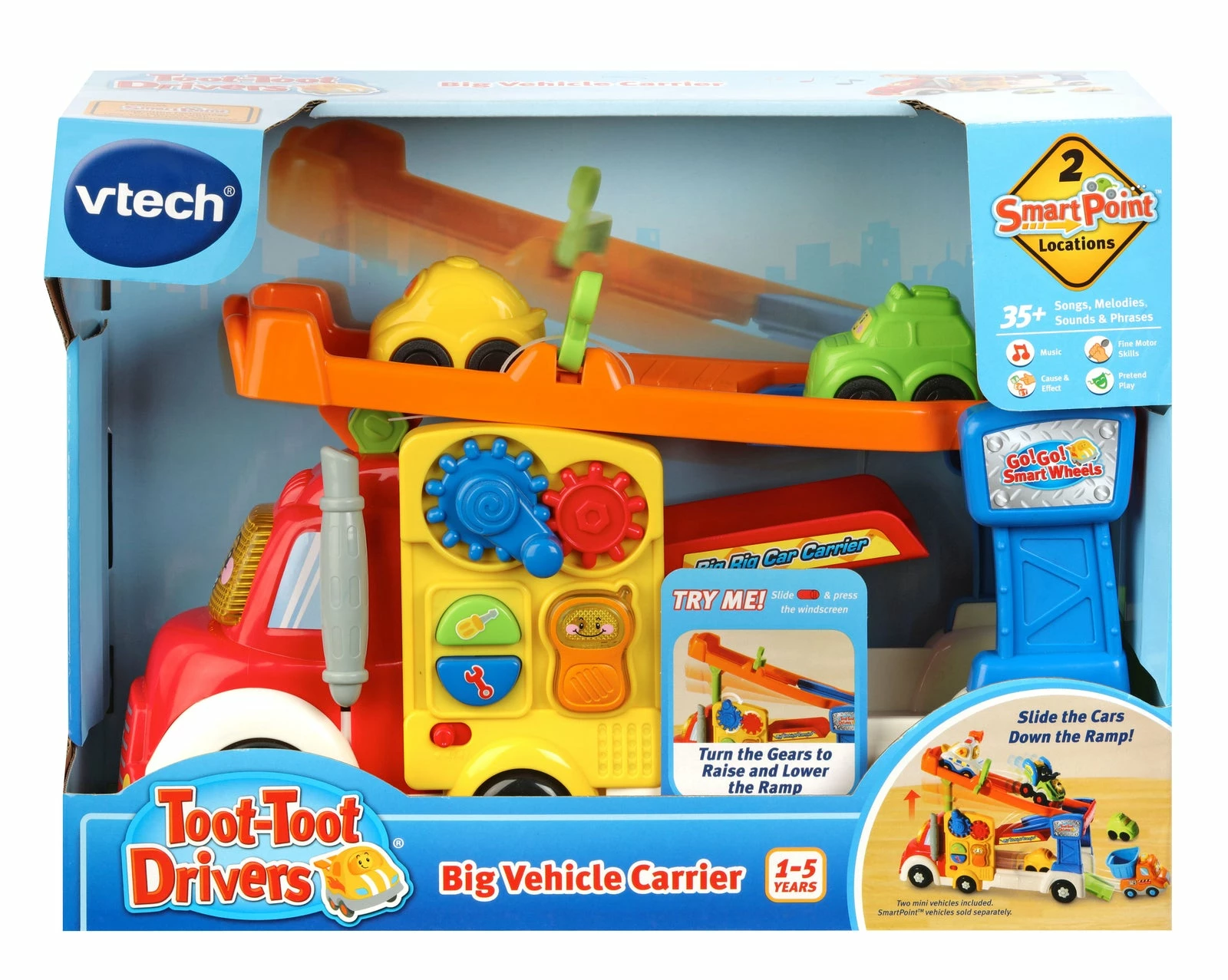 VTECH TOOT TOOT BIG VEHICLE CARRIER 3 VTECH TOOT TOOT BIG VEHICLE CARRIER