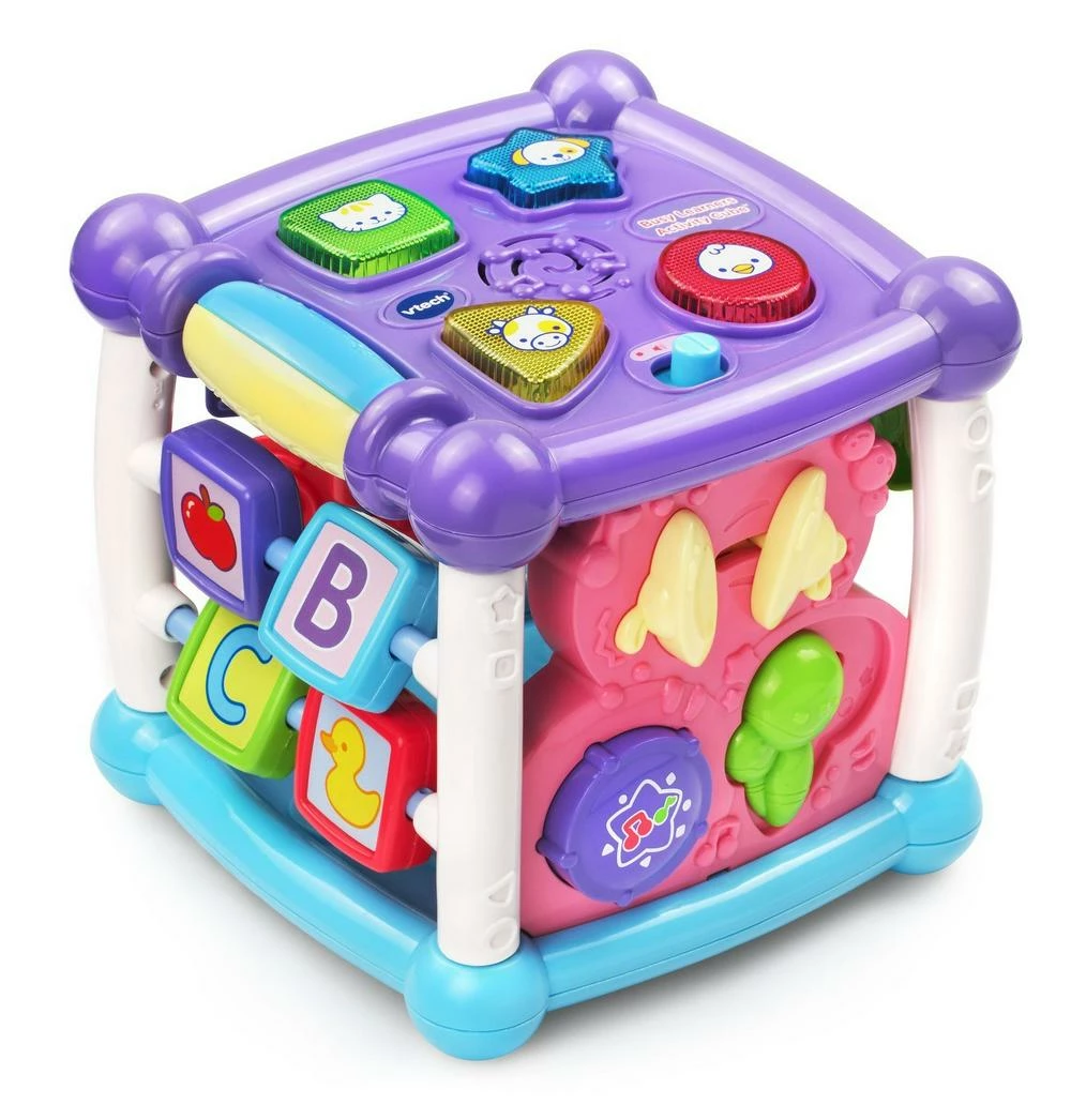 VTECH TURN & LEARN CUBE PINK 4 VTECH TURN & LEARN CUBE PINK - Image 2