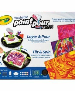 CRAYOLA WASHABLE PAINT POUR ART SET -CREATIONS shop image 090e92d7 3624 4e0d adaa c7e0b1aabf55 1024x1024@2x