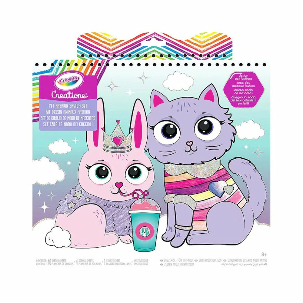CREATIONS PET FASHION SKETCH SET 3 CREATIONS PET FASHION SKETCH SET