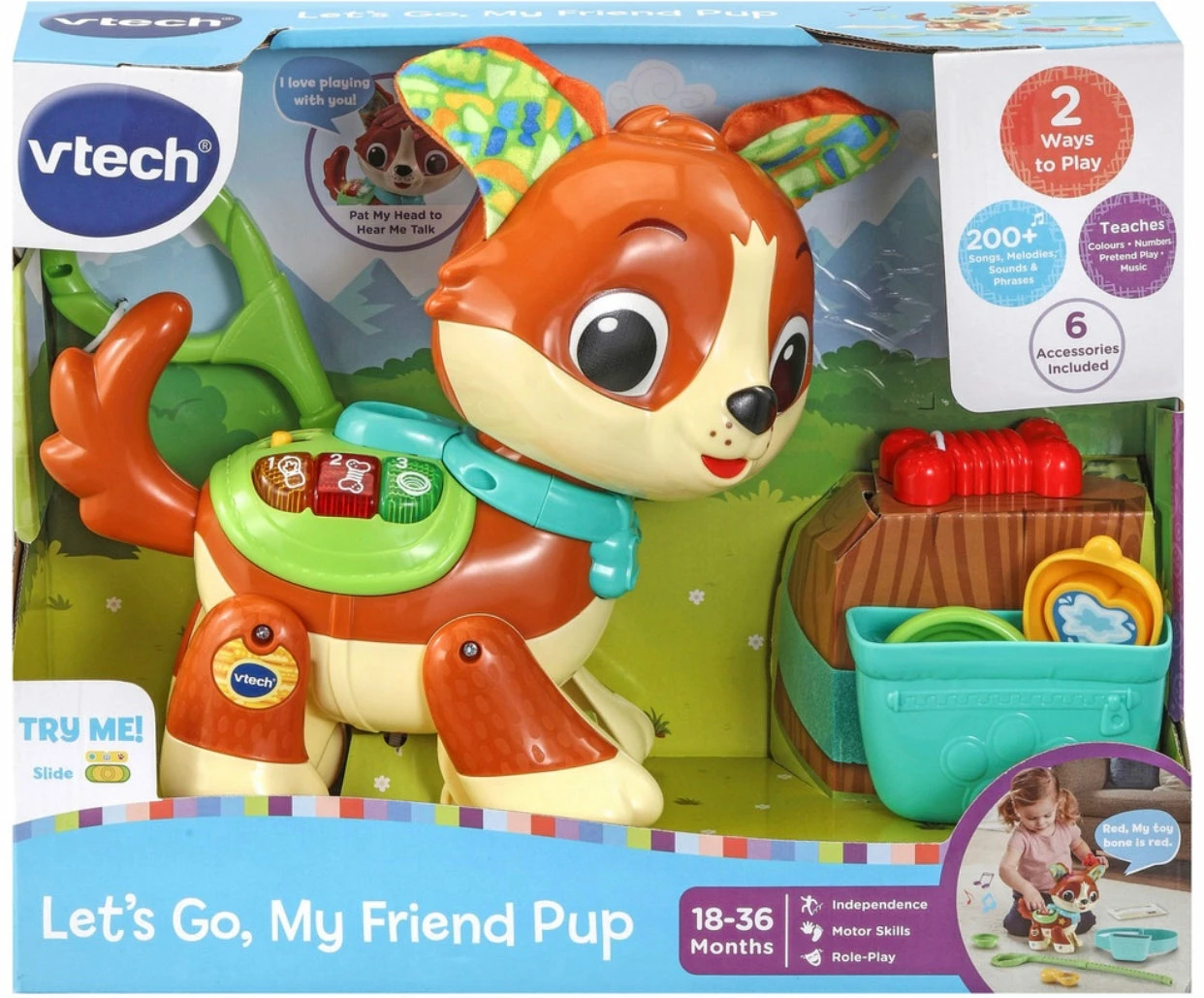 VTECH LET'S GO ACTION PUP 3 VTECH LET'S GO ACTION PUP