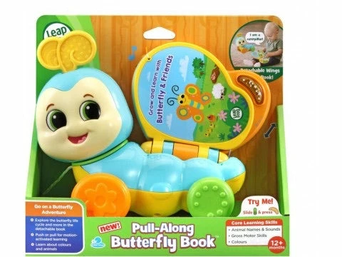 L/F PULL ALONG BUTTERFLY BOOK 3 L/F PULL ALONG BUTTERFLY BOOK