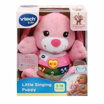 VTECH LITTLE SINGING PUPPY PINK 3 VTECH LITTLE SINGING PUPPY PINK