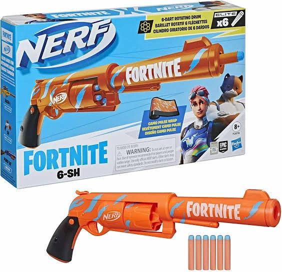 NERF FORTNITE SIX SHOOTER 4 NERF FORTNITE SIX SHOOTER - Image 2
