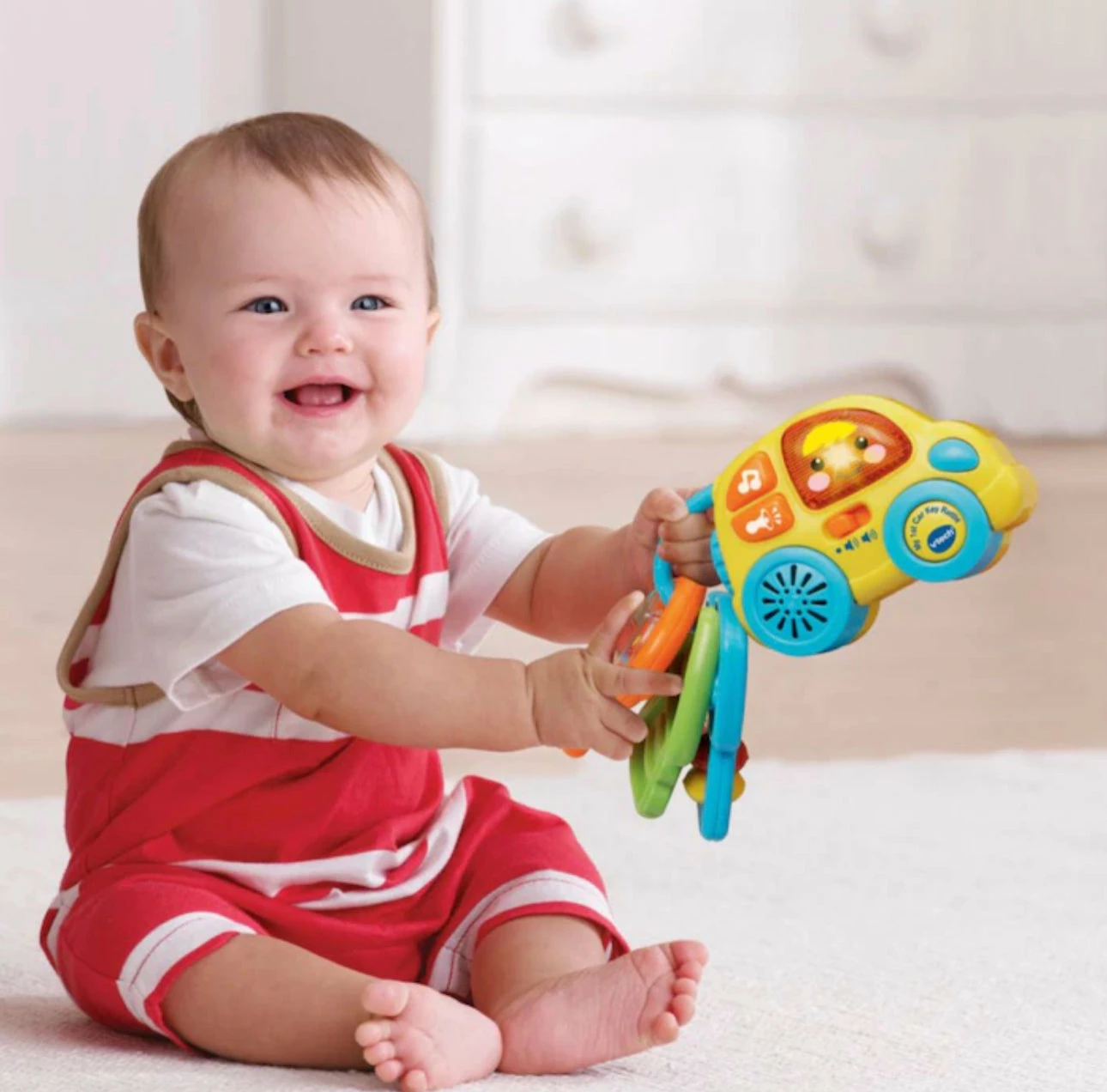 VTECH MY 1ST CAR KEY RATTLE 4 VTECH MY 1ST CAR KEY RATTLE - Image 2