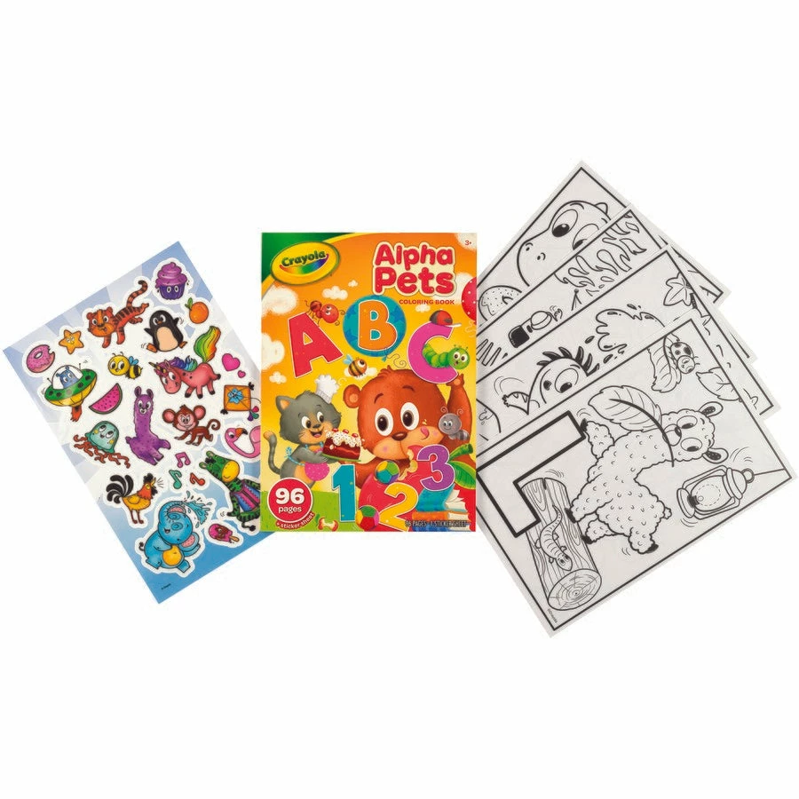 CRAYOLA COLORING BOOK ALPHA PETS 4 CRAYOLA COLORING BOOK ALPHA PETS - Image 2