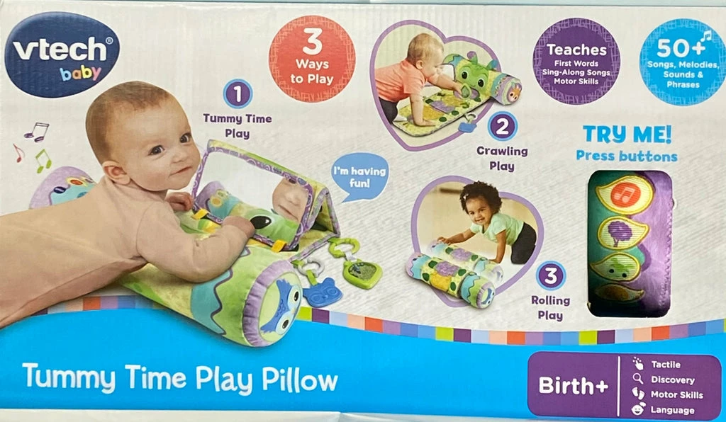 VTECH TUMMY TIME PLAY PILLOW 3 VTECH TUMMY TIME PLAY PILLOW