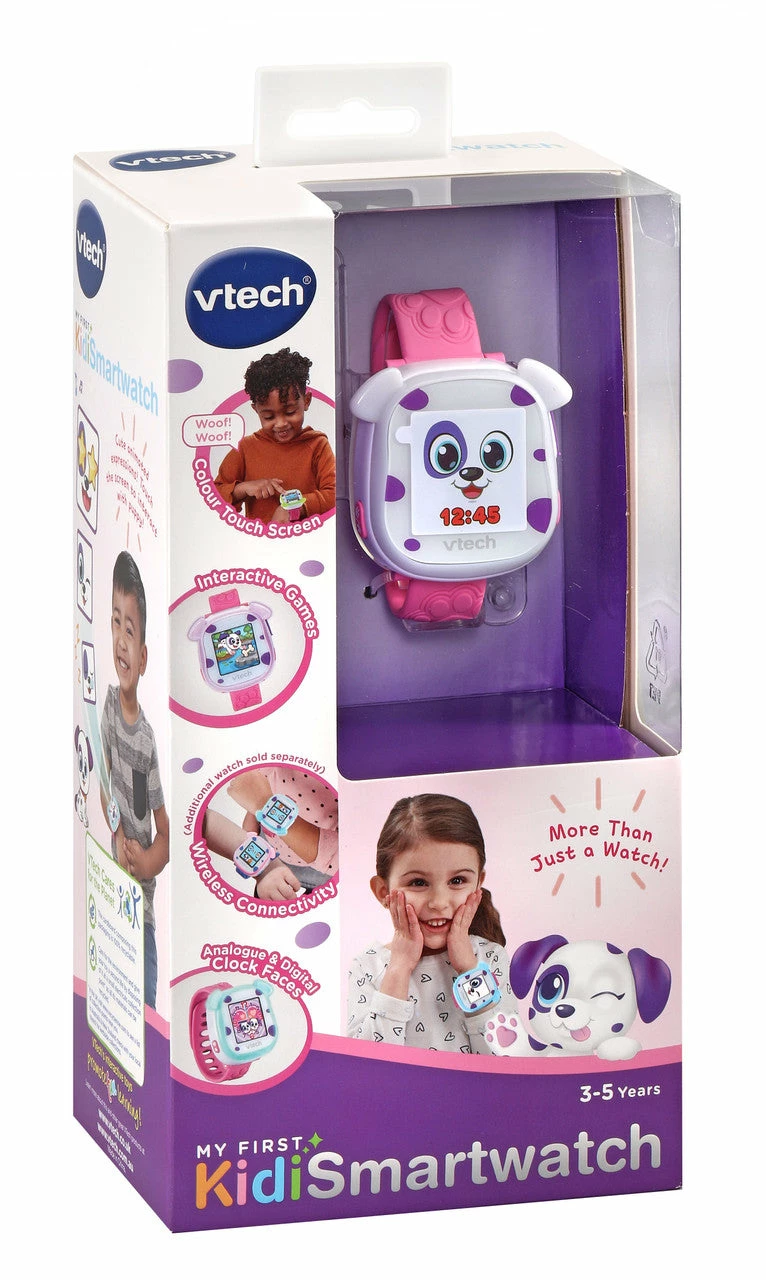 VTECH MY FIRST KIDI SMARTWATCH PINK 3 VTECH MY FIRST KIDI SMARTWATCH PINK