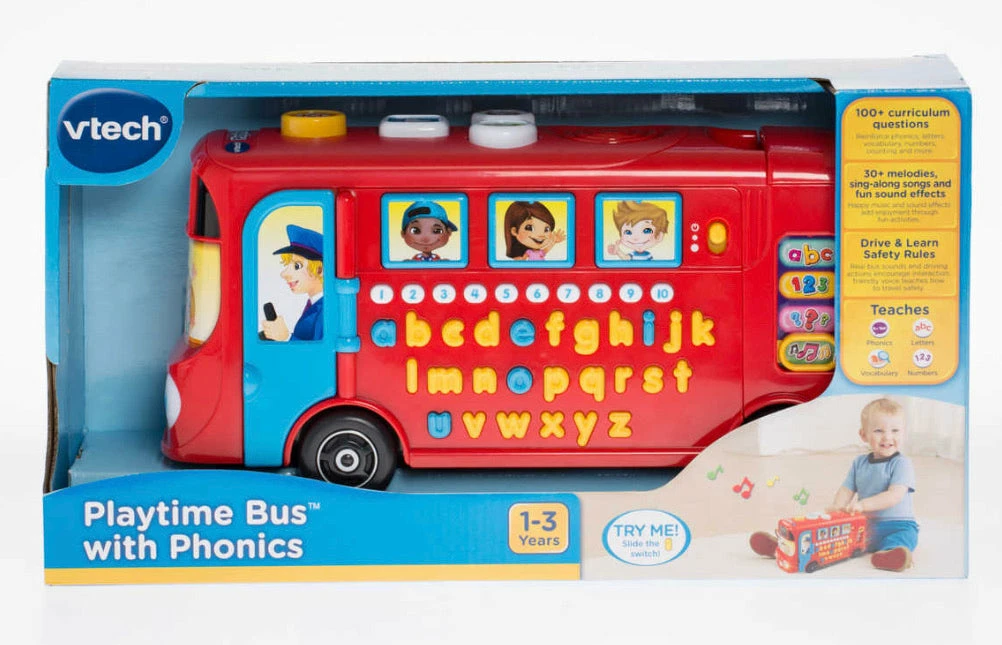 VTECH PLAYTIME BUS WITH PHONICS 3 VTECH PLAYTIME BUS WITH PHONICS