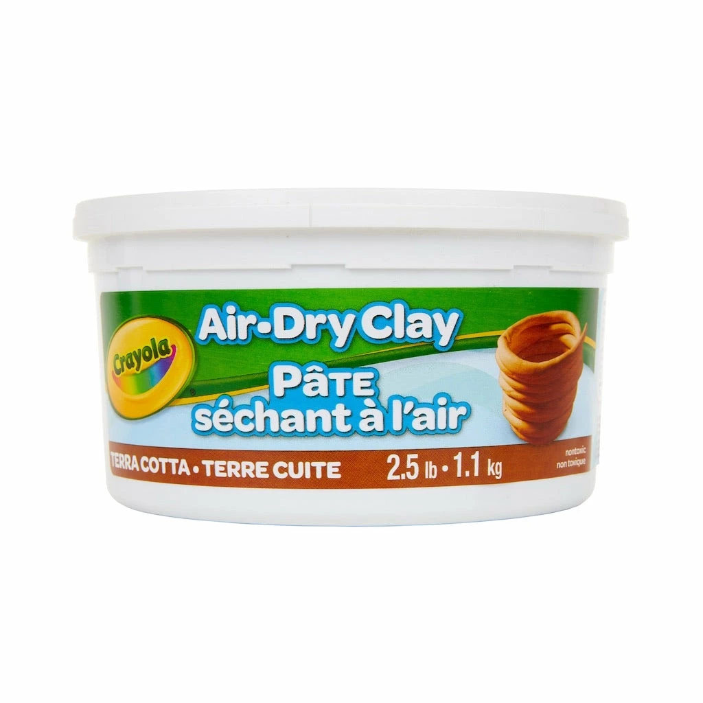 CRAYOLA AIR DRY CLAY TERRACOTTA 3 CRAYOLA AIR DRY CLAY TERRACOTTA