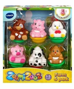 VTECH ZOOMI ZOOZ FARM 6 PACK ANIMALS