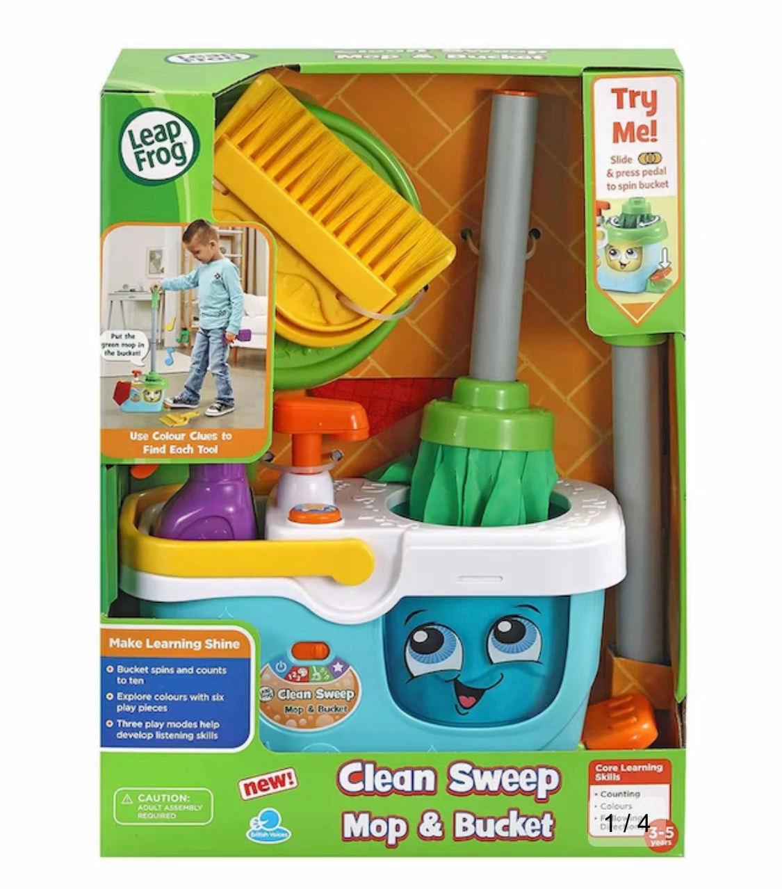 L/F CLEAN SWWP MOP & BUCKET 3 L/F CLEAN SWWP MOP & BUCKET