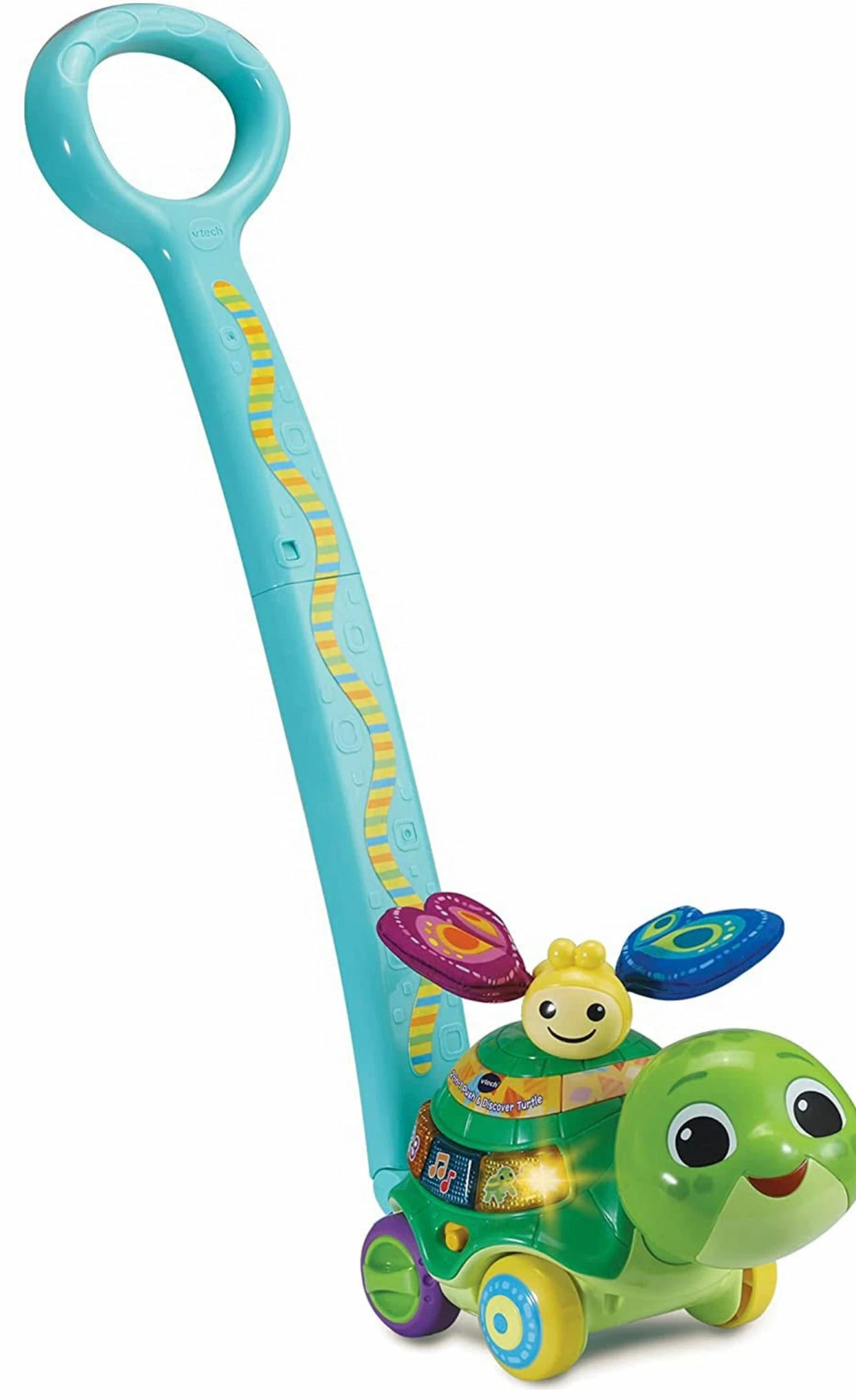 VTECH 2 IN 1 PUSH & DISCOVER TURTLE 4 VTECH 2 IN 1 PUSH & DISCOVER TURTLE - Image 2