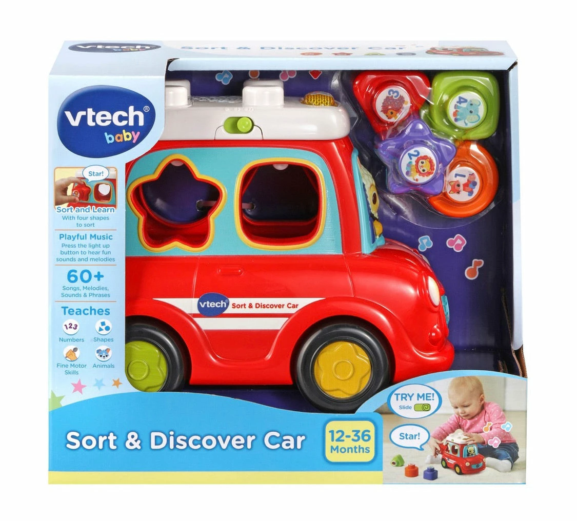 VTECH SORT & DISCOVER CAR 3 VTECH SORT & DISCOVER CAR
