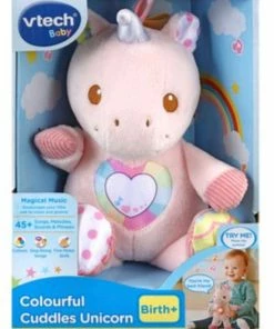 VTECH COLORFUL CUDDLES UNICORN