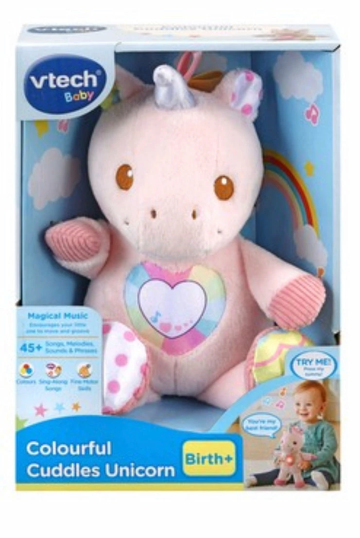 VTECH COLORFUL CUDDLES UNICORN 3 VTECH COLORFUL CUDDLES UNICORN