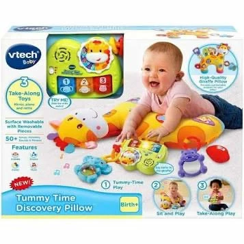 VTECH TUMMY TIME DISCOVERY PILLOW 3 VTECH TUMMY TIME DISCOVERY PILLOW