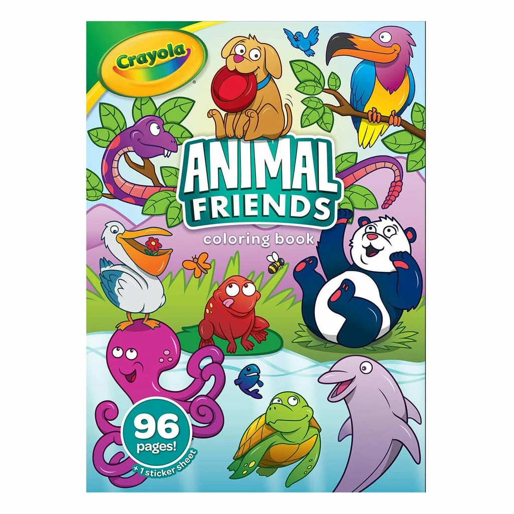 CRAYOLA COLORING BOOK ANIMAL FRIENDS 3 CRAYOLA COLORING BOOK ANIMAL FRIENDS