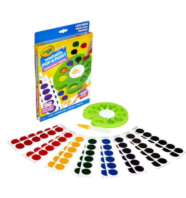 CRAYOLA POP & PAINT WATERCOLOR PALETTE 5 CRAYOLA POP & PAINT WATERCOLOR PALETTE - Image 3