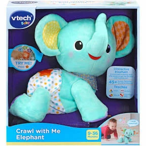 VTECH CRAWL WITH ME ELEPHANT BLUE 3 VTECH CRAWL WITH ME ELEPHANT BLUE