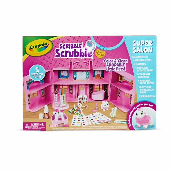 CRAYOLA SCRIBBLE SCRUBBIE PET SUPER SALO 4 CRAYOLA SCRIBBLE SCRUBBIE PET SUPER SALO - Image 2