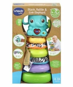 VTECH STACK, RATTLE & LINK ELEPHANT