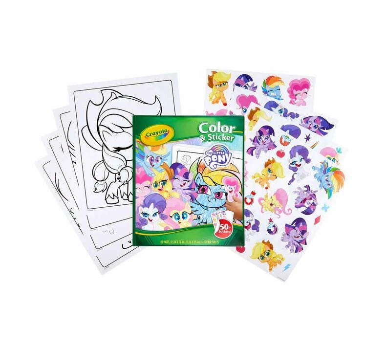 CRAYOLA COLOR & STICKER BOOK MLP 4 CRAYOLA COLOR & STICKER BOOK MLP - Image 2