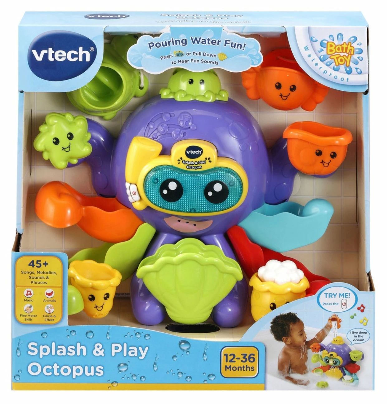 VTECH SPLASHING FUN OCTOPUS 3 VTECH SPLASHING FUN OCTOPUS