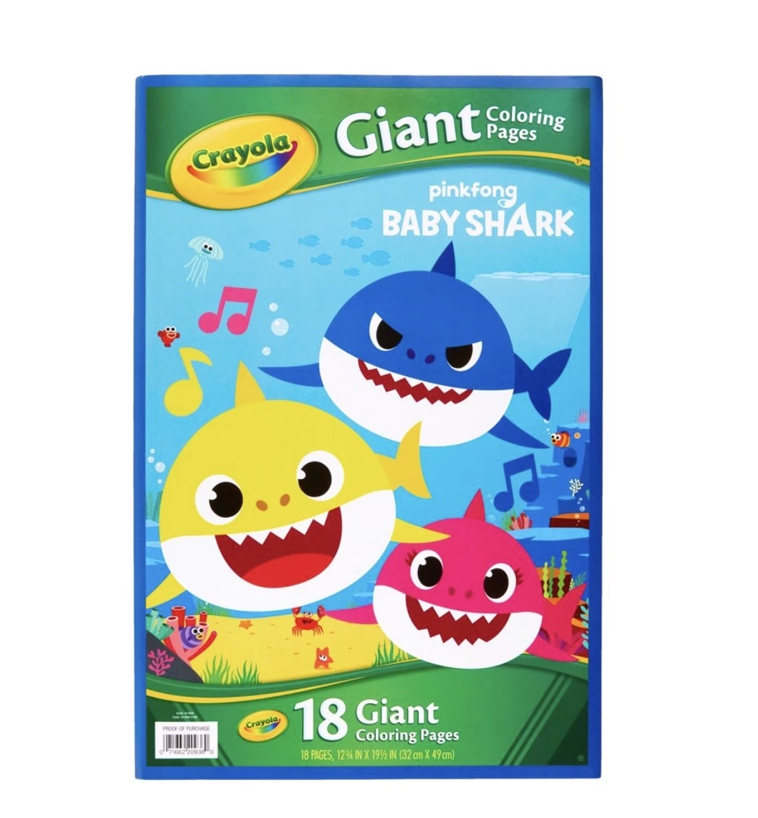 CRAYOLA GCP FOLDALOPE BABY SHARK 3 CRAYOLA GCP FOLDALOPE BABY SHARK