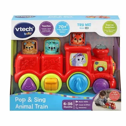 VTECH POP & SING ANIMAL TRAIN 3 VTECH POP & SING ANIMAL TRAIN