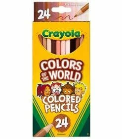 CRAYOLA PENCILS COTW 24CT