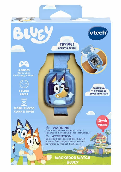 VTECH WACKADOO WATCH BLUEY 3 VTECH WACKADOO WATCH BLUEY