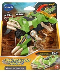 VTECH SWITCH & GO BURNOUT VELOCIRAPTOR