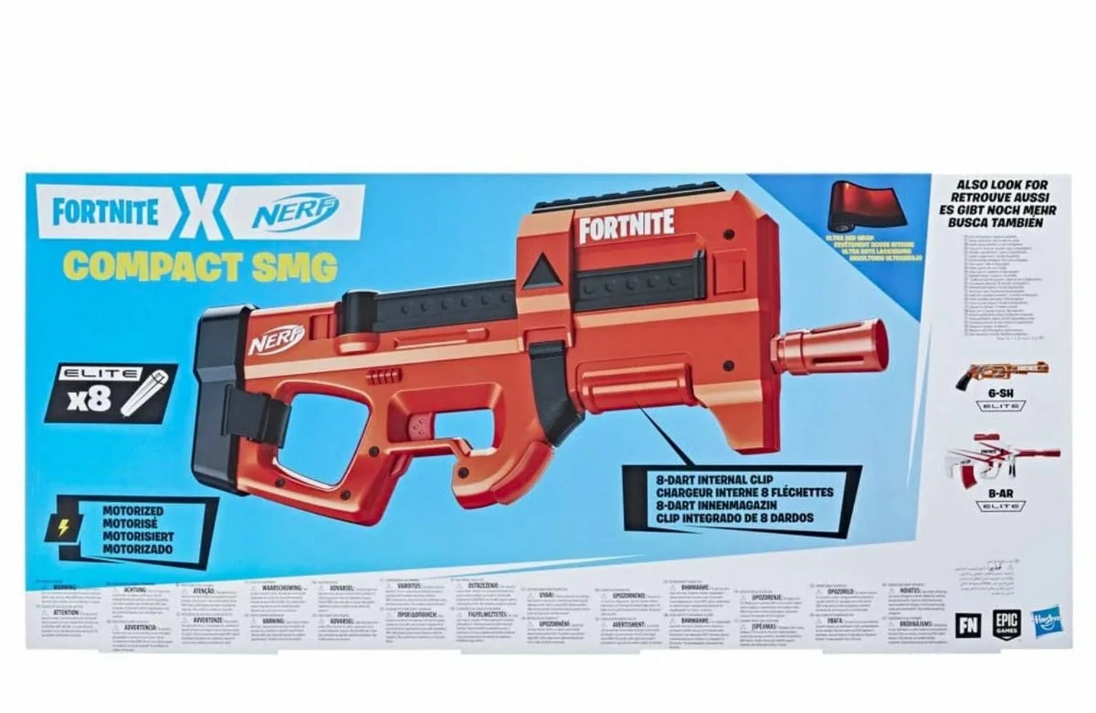 NERF FORTNITE COMPACT SMG 6 NERF FORTNITE COMPACT SMG - Image 4