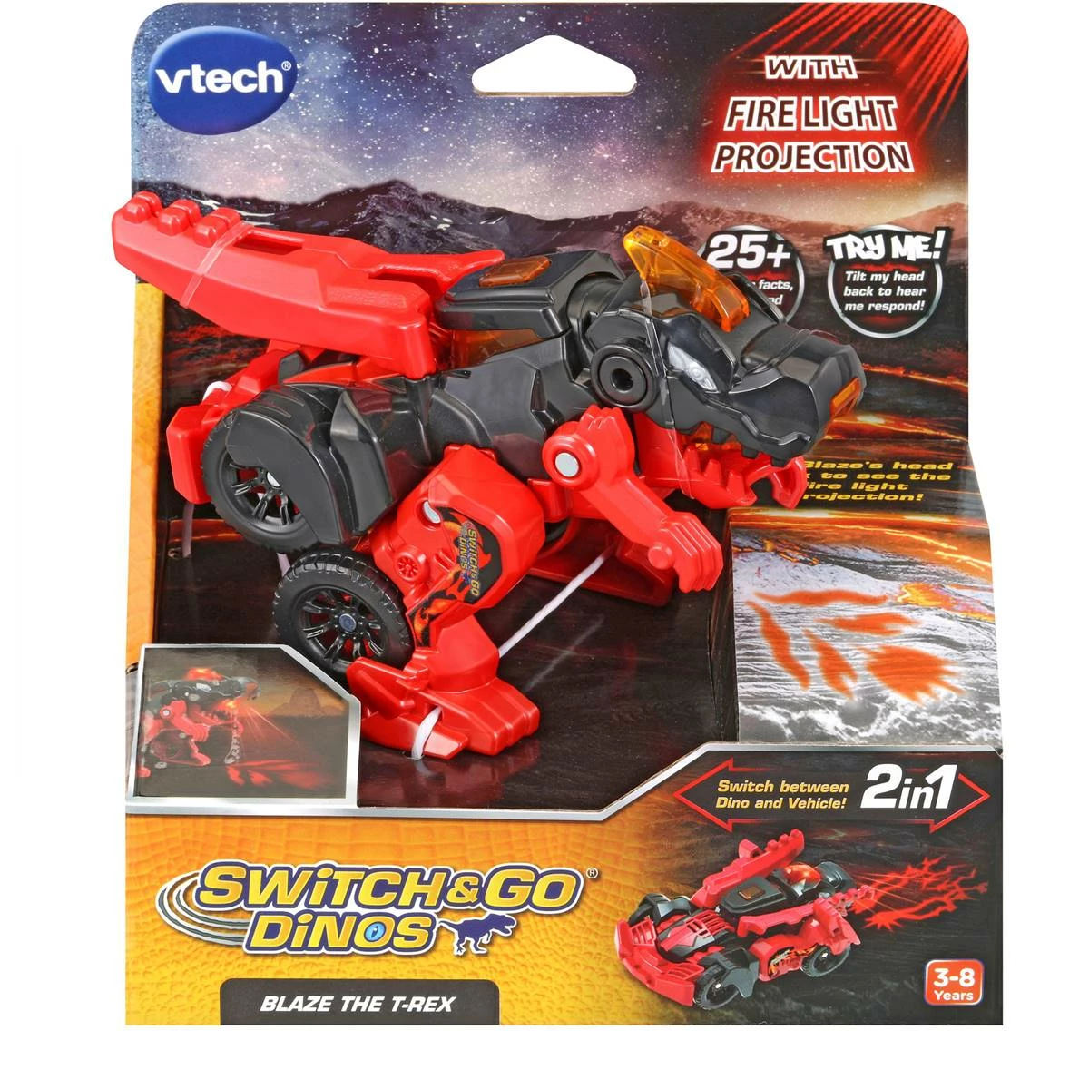 VTECH SWITCH & GO BLAZE THE T-REX 3 VTECH SWITCH & GO BLAZE THE T-REX