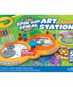 CRAYOLA SPIN & SPIRAL ART STATION DLX