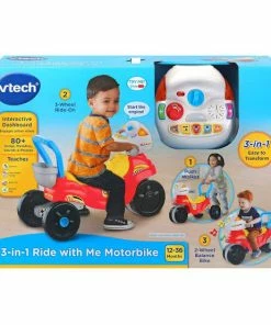 VTECH 3 IN 1 RIDE WITH ME MOTORBIKE